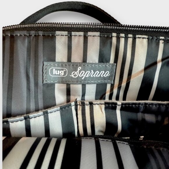 Lug Soprano Heather Grey Tote Bag Purse Handbag Travel Essential - Picture 5 of 7